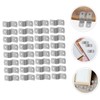 WOONEKY 50Pcs Z Photo Frame Fasteners Offset Canvas Clips for