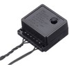Serie Micro-LED-Lichtergirlande, 384-teilig, Farbe: warm white, 3mm, Kabel: schwarz, ca.