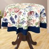 Bilberry Furnishing By Preeti Grover Digital Floral Cotton Washable Round