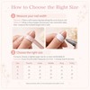 Sun&Beam Nails Handmade Nail Tips Short Round False Nails Plain