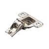 Salice E-Centra Nickel-Plated Metal 106-degree 1/2-inch Overlay Screw-on Face Frame