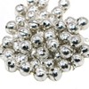 Pack of 100 Silver Metal Bells, Iron Bells, with Eyelet,