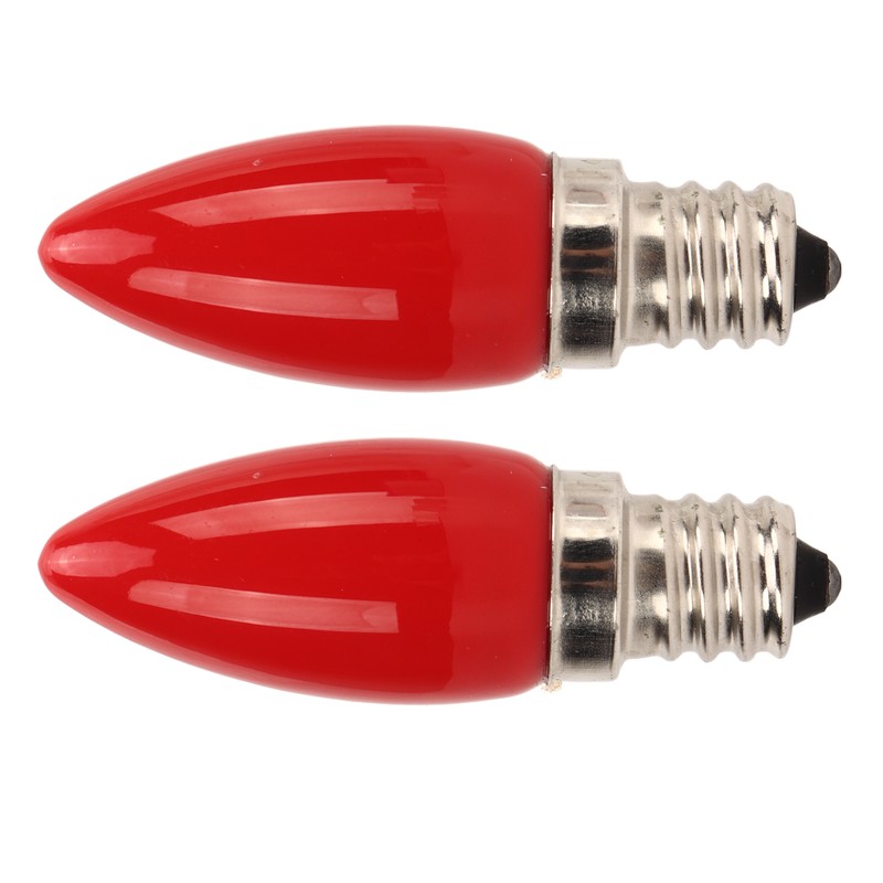 2PCS E12 4LEDS SMD2835 Candelabra Bulb 220V 1.5W Glass Chandelier