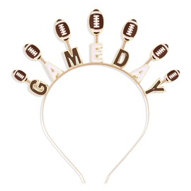 PHALIN Game Day Headband for Women Colorful Enamel Rhinestone Gameday Hairband Football Baseball Hair Accessory Sport Headband Gifts (Game Day 7)