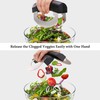 KITCHENDAO Come Apart Mezzaluna Salad Chopper Knife Tool, Easy Cleaning,