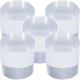 Tsukushi Science Acrylic Cylinder, Diameter 30mm x Height 30mm, 5-Piece, Transparent, Stand, Display, Photography, Arrangement, Equipment, Round, Block, Base, Clear, Display Item Stand, Circular