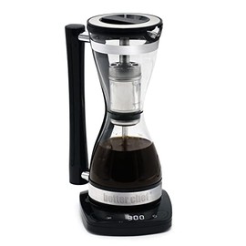 Better Chef Electric Siphon Coffee Maker | 8 oz Single Serve Brewer | 3 Brew Strength Settings | Stainless Steel Permanent Filter | 30 Minute Keep Warm | Better Than Pour Over Coffee