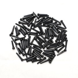 Performance Plus BPB-D Bridge Pins - Black With White Dot - 100 Pieces