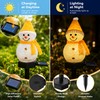 Solar Snowman Garden Light for Christmas Décor – Waterproof LED