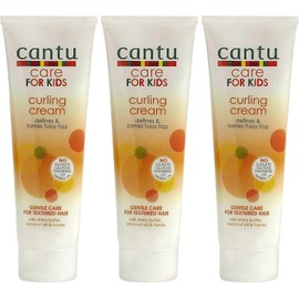Cantu Care For Kids Curling Cream 8 Ounce (235ml) (3 Pack)