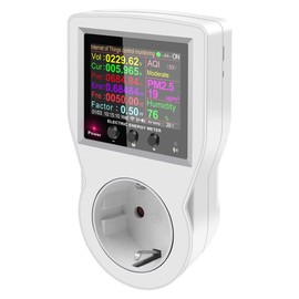 Sarini WiFi Power Monitors Smart Energy Meter Compatible with Tuya Smart Life App Power Consumption Monitor for Home Hotel Office