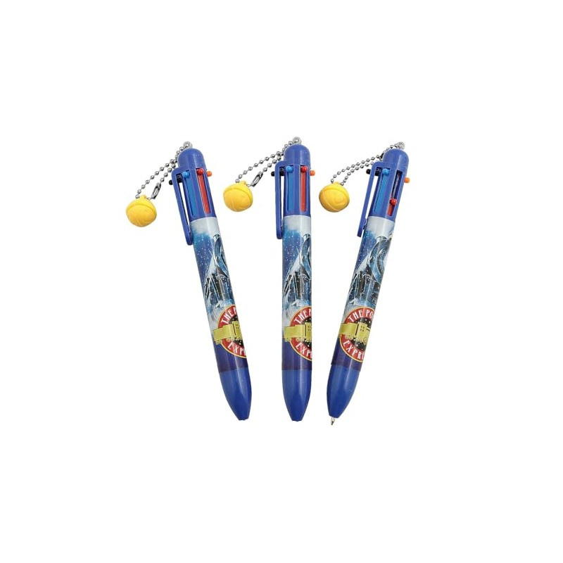 5 1/2" The Polar Express Shuttle Pens with Bell Charm