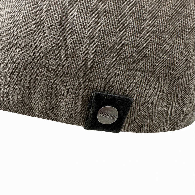 WEROR WEROR-416.1 Men's Flat Cap Peaked Cap (57-58, Navy)