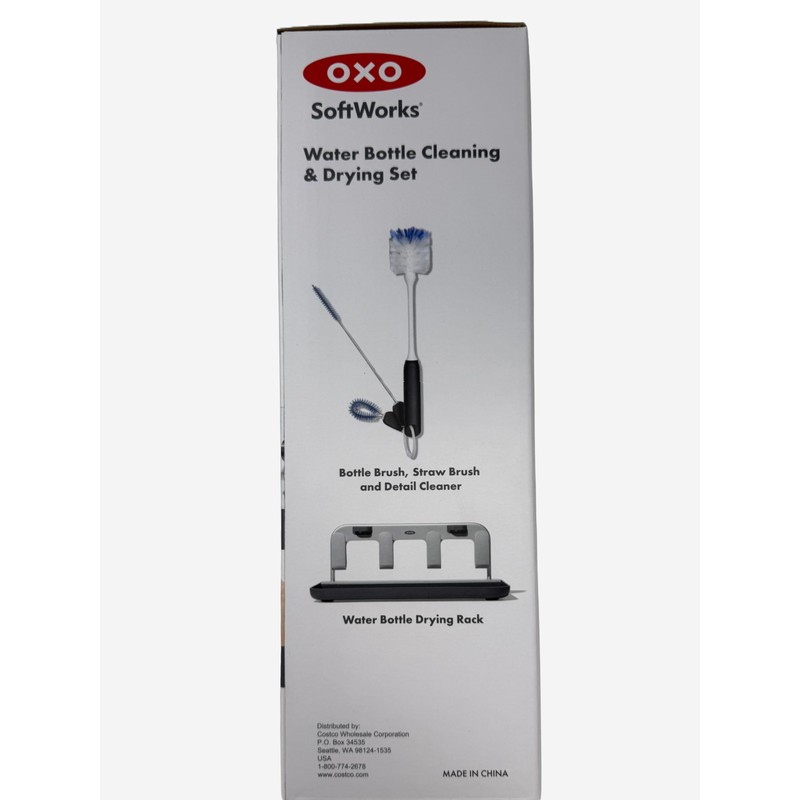 OXO Softworks Water Bottle Cleaning & Drying Set