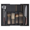 WUSHIZHUHUN Utensil Organizer Silverware Tray for Drawer - Bamboo Knife