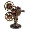 Veronese Design Steampunk Projector Statue Cold Cast Resin Antique Bronze