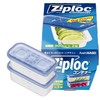 Ziploc Rectangular Storage Container, 10.1 fl oz (300 ml) x