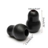 Unbranded 10Pcs Silicone Black Soft Eartips Earplug Earpieces For Littmann