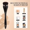 ACMEBEAUTY Angled Foundation Brush for Liquid Cream Blending, Black, 1Pcs