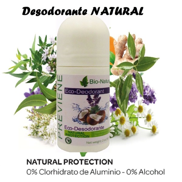 ECO Desodorante Roll-on-1 botella 60 ml-Ecological Deodorant Ecological Roll On