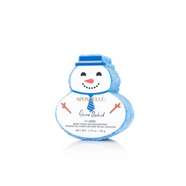 SPONGELLÉ Snowpeople Gift Set Body Wash Infused Buffers | Moisturising Body Wash & Soap Filled Sponges in One | Body Wash Soap Filled Exfoliating Sponge | 7+ Uses Each Buffer | Winter Wonderland
