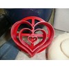 Heart Pattern Set of 2 Sizes Concha Cookie Cutters Mexican