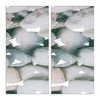 Relaxdays Bath Mat in Stone Look, Non-Slip Bath Mat with