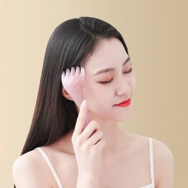 3-Piece Gua Sha Head & Scalp Massager Tool Set for Self-Care Random Color=3-Piece Set