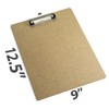 Officemate Recycled Wood Clipboard, Letter Size, Low Profile Clip, 9