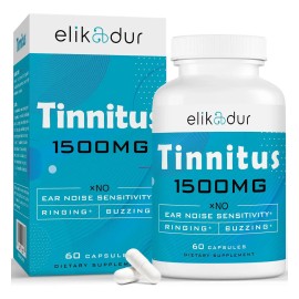 Suplemento Alivio De Tinnitus Para Oídos Elikadur Hecho Usa Sabor Sin Sabor