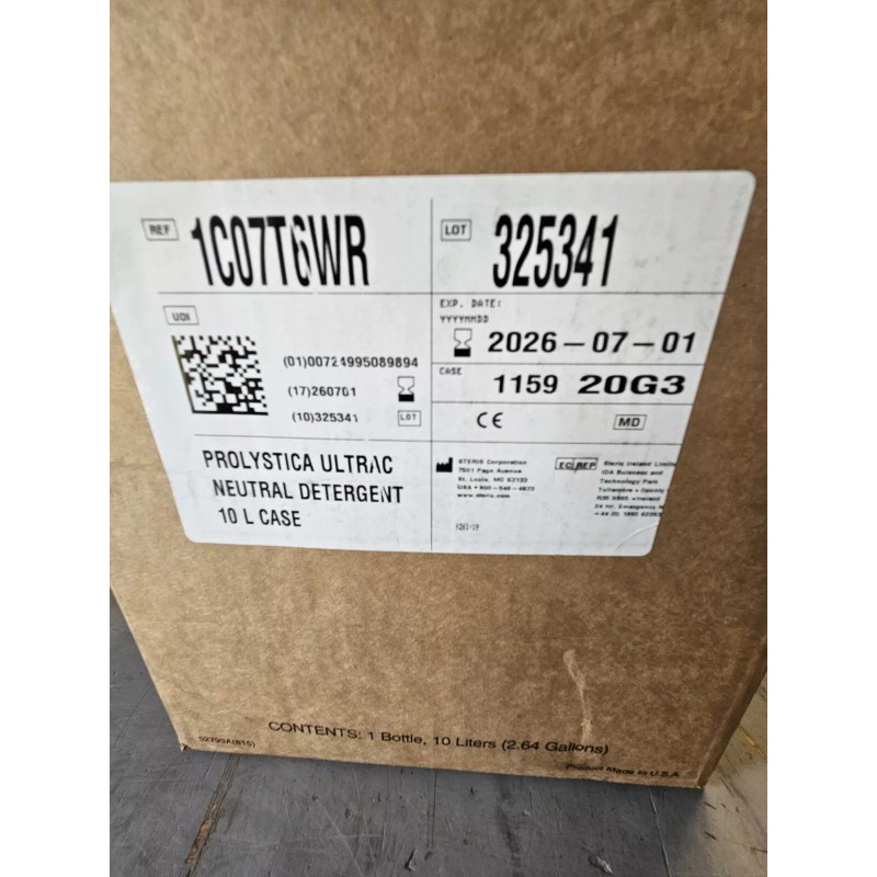 Steris 1C07T6WR Prolystica Ultra Concentrate Neutral Detergent 10L