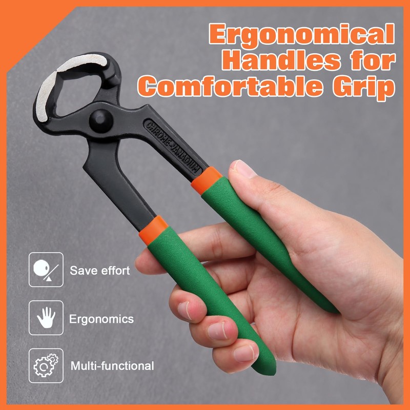LEONTOOL Nail Puller, Pliers, End Nipper, Strong, Eating Nipper, End