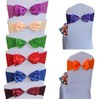 DDCBNS 6 PCS Spandex Chair Sash Bow Tied,Elastic Sashes Chair