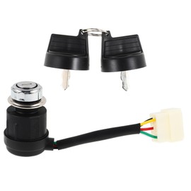 Alipis Car Ignition Switch with Key Durable Pin Start Switch for Vehicles Lightweight and Easy to Install Compatible with Cars and Trucks Reliable Ignition