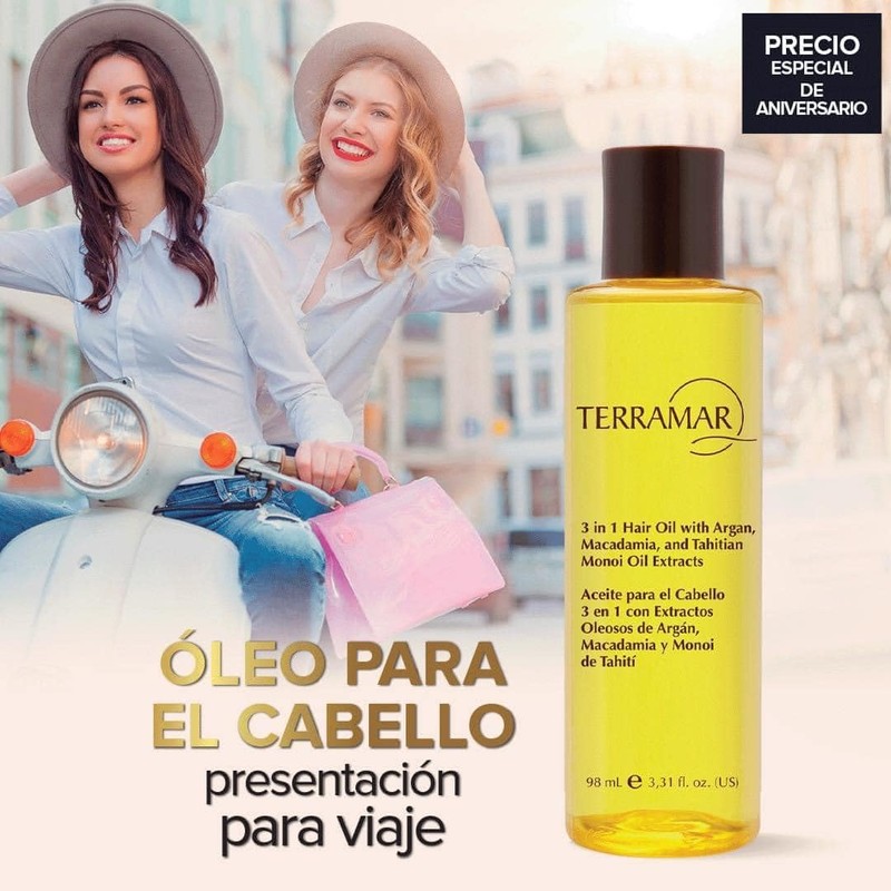 DUO OLEO TERRAMAR PARA EL CABELLO 98ML