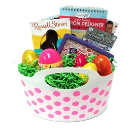 Terra Children Easter Basket with Candy and Activities for Girls Fashion Designer Theme