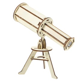 Abaodam Set of 2 Diy Telescope Scientific Diy Toys Handmade Toys Small Celestial Telescope Model Telescope Toys Diy Science Props Diy Educational Kit Tree