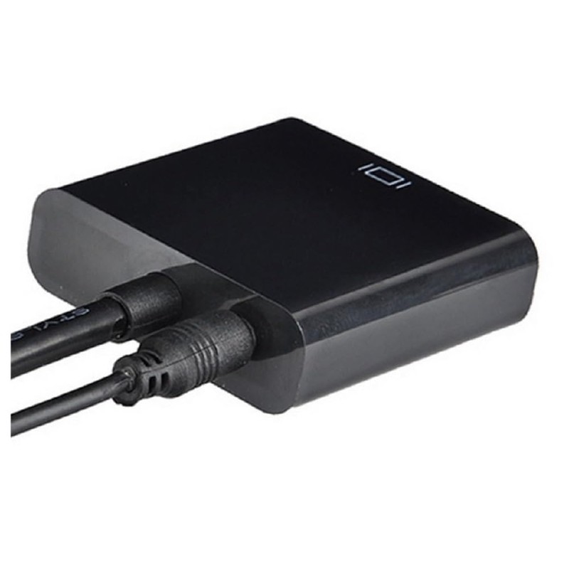 APICH Adaptador HDMI a VGA con Audio Aux 3.5mm, Convertidor