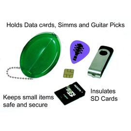 3 Oval Squeeze Purses - Made in USA (3 Green)