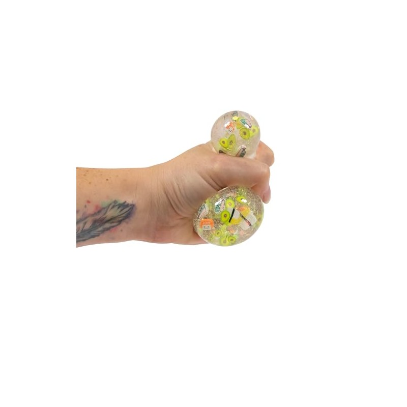 Tobar SCRUNCHEMS FAST FOOD DIDDY Stress Squish Ball Toy -