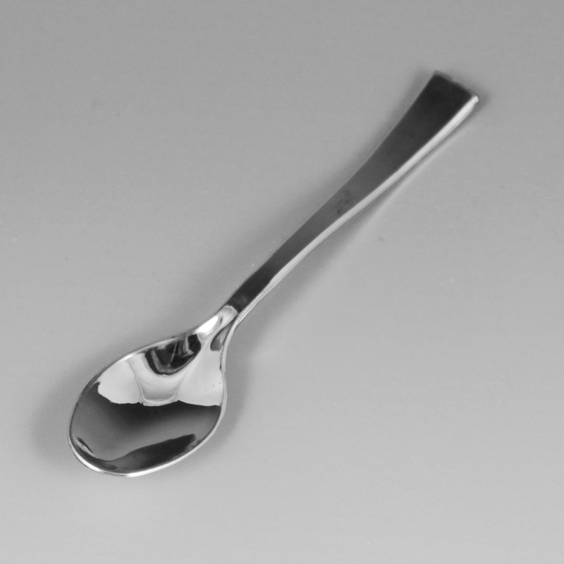 Tiny Tasters Mini Spoons - 3.75" | Silver | Pack