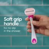 Gillette Venus ComfortGlide Disposable Razors for Women, 2 Count, White
