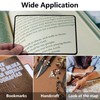 Yuiturt 8 Pcs 3X Magnifying Sheet, Ultra-Thin Lay-Flat Page Magnifier