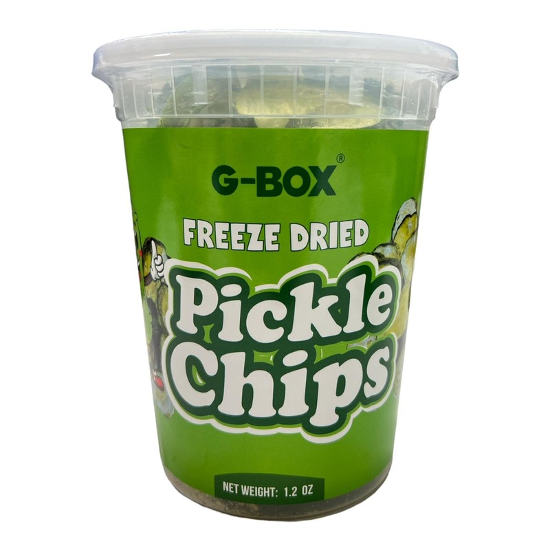 G-BOX Freeze Dried Kosher Pickle Chips, Keto| Low-Calorie Snacks| Original