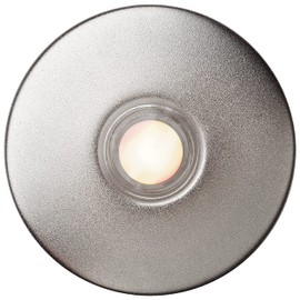 Newhouse Hardware SN5WL Lighted Doorbell Button, 1-Pack, Satin Nickel