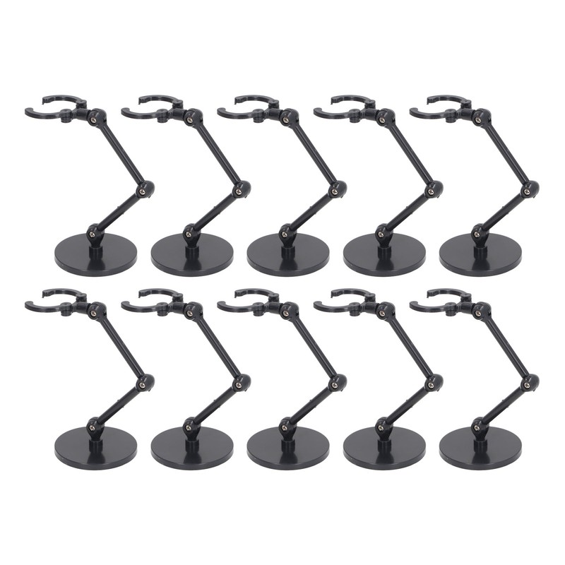 10 Sets Doll Stands Display Holders Action Figure Stand Mini
