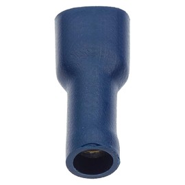 Female Fully Insulated Crimp Spade Connector 120 PCS 6.3mm 14-16AWG Wire Cable Electrica (60 pcs each in Blue and red)