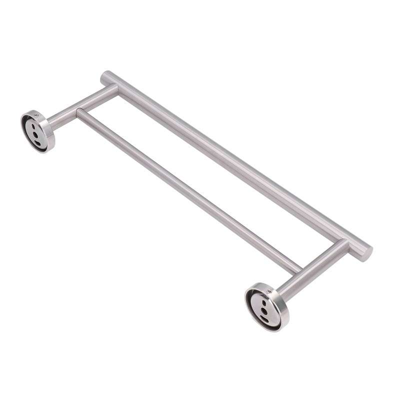 Double Bath Towel Bar Modern Style Stainless Steel Towel Holder