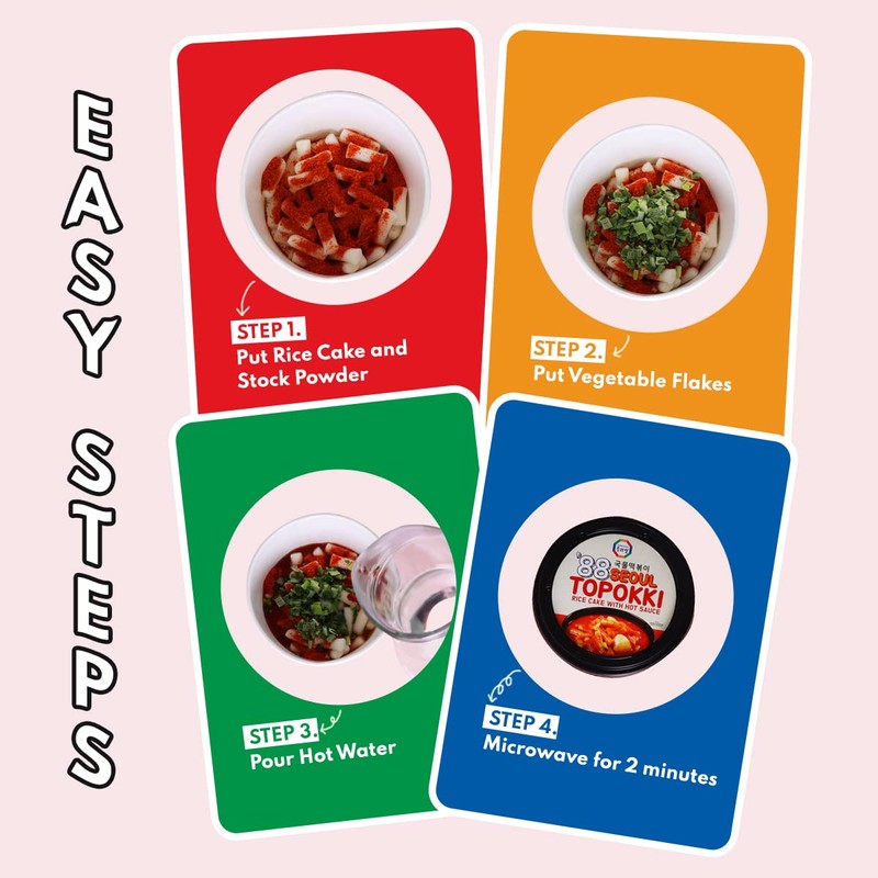 Surasang Tteokbokki Stew, Sweet and Spicy, 6 Ounce, Pack of