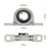 sourcing map 4pcs KP004 Flanged Pillow Block Bearings 20mm Bore,